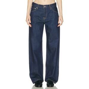 Heavy Manners Baggy Vanilla Sky Dark Wash Denim Jeans Size 34